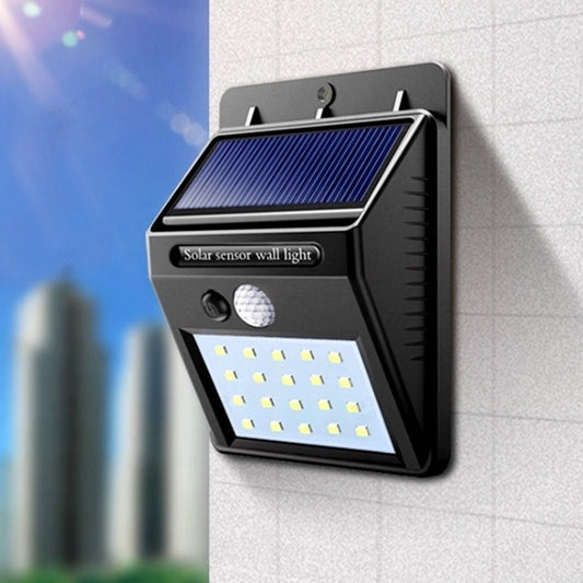 🔥 50% RABATT! ✨ Solarleuchte mit Bewegungsmelder – 20 LED, Wetterfest, Drahtlose Installation 🔦
