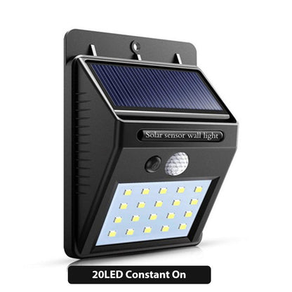 🔥 50% RABATT! ✨ Solarleuchte mit Bewegungsmelder – 20 LED, Wetterfest, Drahtlose Installation 🔦