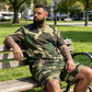 👕 50% RABATT!  Herren Camouflage-Print T-Shirt & Shorts Set – Baumwollmischgewebe, bequeme Passform & perfekt für Outdoor, Sport oder lässige Sommertage 🩳