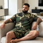 👕 50% RABATT!  Herren Camouflage-Print T-Shirt & Shorts Set – Baumwollmischgewebe, bequeme Passform & perfekt für Outdoor, Sport oder lässige Sommertage 🩳