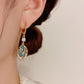 Himmelblaue Tropfen-Creolen mit Drop-Effekt – elegante Hänger für Damen💎✨