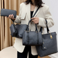 【 Limitiertes Angebot:：50 % Rabatt + versandkostenfrei 🚚 】 👜 Stylishes 6-in-1-Mutter-Kind-Taschenset – Bedruckt, vielseitige Schultertasche, Crossbody- & Handtasche für den täglichen Gebrauch 🌿