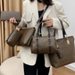 【 Limitiertes Angebot:：50 % Rabatt + versandkostenfrei 🚚 】 👜 Stylishes 6-in-1-Mutter-Kind-Taschenset – Bedruckt, vielseitige Schultertasche, Crossbody- & Handtasche für den täglichen Gebrauch 🌿