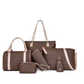 【 Limitiertes Angebot:：50 % Rabatt + versandkostenfrei 🚚 】 👜 Stylishes 6-in-1-Mutter-Kind-Taschenset – Bedruckt, vielseitige Schultertasche, Crossbody- & Handtasche für den täglichen Gebrauch 🌿