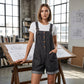 👖 50 % RABATT! ✨ Einfarbiger Overall im Retro-Stil – verstellbare Schulterträger, große Taschen & lockere Passform – das perfekte Must-have für den Sommer ☀️