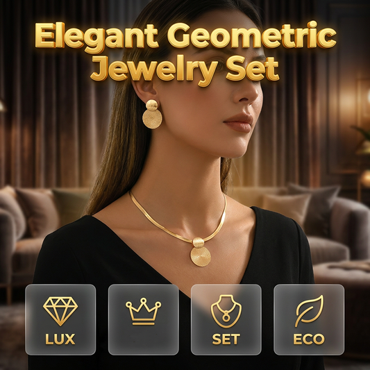 Modernes geometrisches Schmuckset
