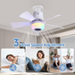 Smart-Home-Deckenventilator: Licht, RGB & Bluetooth-Speaker in einem! 💡🎶🌀