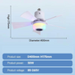 Smart-Home-Deckenventilator: Licht, RGB & Bluetooth-Speaker in einem! 💡🎶🌀