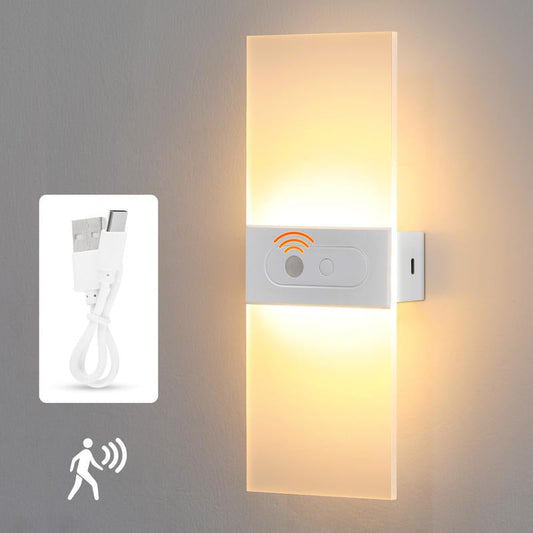 🏠💡 50% RABATT! Wiederaufladbare Wandleuchte mit Bewegungsmelder – Kabellos, 3 Modi & warmweißes Licht – Perfekt für Flur, Treppen & Keller ✨