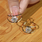 💎 NUR FÜR BEGRENZTE ZEIT: 50 % RABATT! ✨ Doppelte Creolen mit Zirkonia – funkelnde Kugeln, leicht, sicherer Verschluss ✨