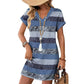 👗 JETZT 50 % RABATT! 🌬️ T-Shirt-Kleid mit V-Ausschnitt – Lässig & luftig – Sommer-Must-have ☀️