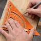 📐 50% RABATT! 🔧 Präzisions-Dreikantwinkel für die Holzbearbeitung – Robuste Alu-Konstruktion & Laser-Markierungen – Perfekt für exakte 90°-Markierungen, Schreinerei oder Fliesenlegen – unverzichtbar für Heimwerker und Profis 🛠️