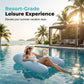 🏊‍♀️☁️ Skin-Friendly PVC Pool Lounger Float – 50% RABATT! Hautfreundlich, bequem, perfekt für Pool & Meer. 🔥💦