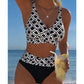 👙 ✨ Damens Hochtailliertes Zweiteiliges Bikini-Set – Figurschmeichelnd, bequem & perfekt für Strand und Pool ☀️ 🌊