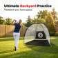 ⛳🎯 Golf Practice Net with Target – 50% RABATT! Trainiere deinen Abschlag & Präzision – zu Hause, im Garten oder unterwegs. 🔥🏌️‍♂️