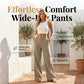 🔥🔥 2026 NEU 🥳☀️ Lässige Damen Loungehose aus Baumwoll-Leinen-Mix 👖 Fließend, gerades Bein & hoher Bund – perfekt für Sommer & Alltag 🌸