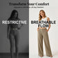 🔥🔥 2026 NEU 🥳☀️ Lässige Damen Loungehose aus Baumwoll-Leinen-Mix 👖 Fließend, gerades Bein & hoher Bund – perfekt für Sommer & Alltag 🌸