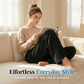 Damen Loungewear-Hose mit elastischem Bund aus Baumwolle