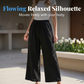 Damen Loungewear-Hose mit elastischem Bund aus Baumwolle