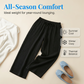 Damen Loungewear-Hose mit elastischem Bund aus Baumwolle