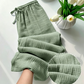 Damen Loungewear-Hose mit elastischem Bund aus Baumwolle
