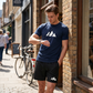 🔥Solange der Vorrat reicht 50 % Rabatt!🎉Herren Kurzarm-T-Shirt & Shorts-Set mit Kordelzug