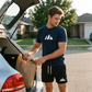 🔥Solange der Vorrat reicht 50 % Rabatt!🎉Herren Kurzarm-T-Shirt & Shorts-Set mit Kordelzug