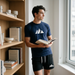 🔥Solange der Vorrat reicht 50 % Rabatt!🎉Herren Kurzarm-T-Shirt & Shorts-Set mit Kordelzug