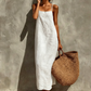 🎁 50% RABATT 💥 Damen Lässiges Einfarbiges Trägerkleid