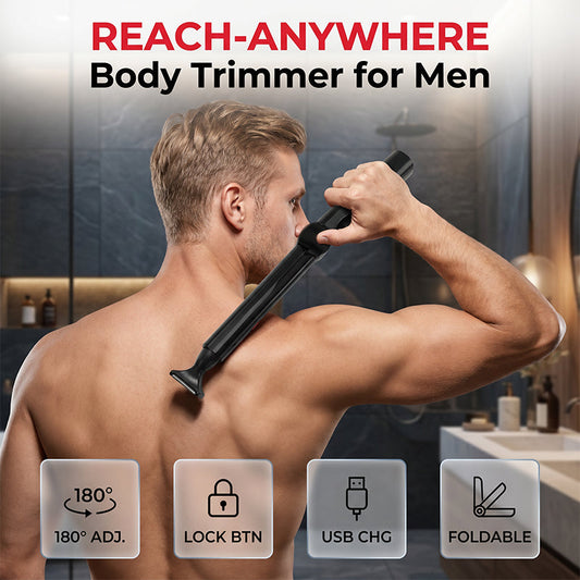 🪒🔥Körpertrimmer für Männer, der überall hinkommt – Präzise, kabellos & wasserdicht – Perfekt für Bart, Körper & Intimzone ✨