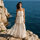 👗 50% RABATT! ✨ Elegantes Weißes Spitzen-Maxikleid mit Spaghettiträgern – Blumenspitze, Rüschensilhouette & Atmungsaktiver Stoff – Perfekt für Hochzeiten und Sommerabende 🌸💍