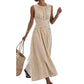 ⏳Zeitlich begrenztes Angebot: 50 % Rabatt⏰ Damen Ärmelloses Gestreiftes Maxikleid🎀👗
