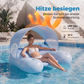 🔥Solange der Vorrat reicht 50 % Rabatt!🎉Aufblasbare Pool-Liege mit abnehmbarem Sonnendach