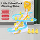 🦆✨ Kleines Entchen, das die Treppe hochläuft – Lustiges elektrisches Spielzeug, leuchtende Farben, perfekt zum Wecken und Zum-Lachen-Bringen deines Babys 🎶🧸