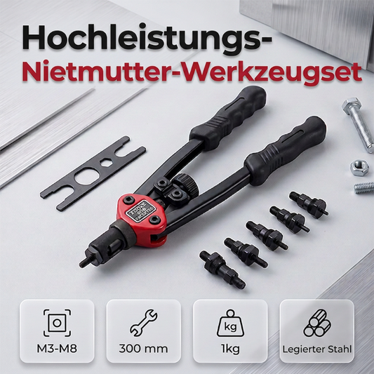 ✨🛠️Doppelgriff-Nietmuttern-Werkzeugset