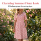 👗 50% RABATT! 🌸 Damen Freizeitkleid mit V-Ausschnitt, Blumendruck & Taschen – Leicht, vielseitig & praktisch – Perfekt für Sommer, Spaziergänge & Urlaub ☀️