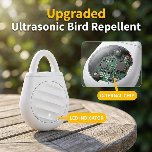 🔥 Heute -50 %! 🐦 Tragbarer Ultraschall-Vogelvertreiber – kompakt, leicht & ideal für unterwegs