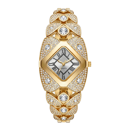 Elegante Damen-Quarz-Armbanduhr