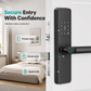 🛍️ 50 % Rabatt – Intelligentes Türschloss mit Fingerabdruck & Code – einfache Montage ohne Bohrwechsel – ideal für Mietwohnungen, Apartments & Hotels 🔑