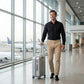 Herren Ultra-Stretch Slim Fit Hose（Eng geschnitten, sehr dehnbar Alltagshose）