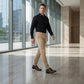 Herren Ultra-Stretch Slim Fit Hose（Eng geschnitten, sehr dehnbar Alltagshose）
