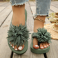Damen Blumen-Flip-Flops Leichte Sommer-Hausschuhe
