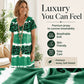 🏖️ Sommer-Sale 50% RABATT 🏝️🐆Damen Leoprint Midi-Kleid mit V-Ausschnitt👗✨