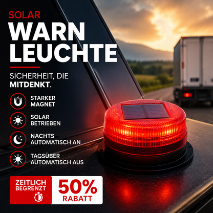 Solarbetriebene Blitzleuchte